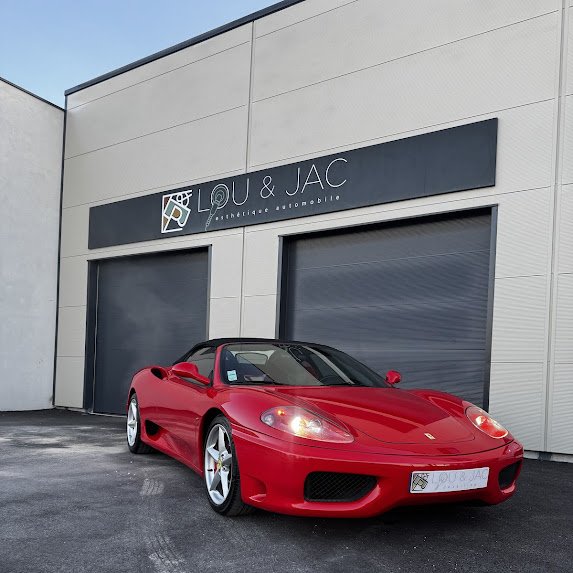 FERRARI 360 MODENA (Nettoyage interieur exterieur supercar Vaucluse Luberon Isle sur la Sorgue)